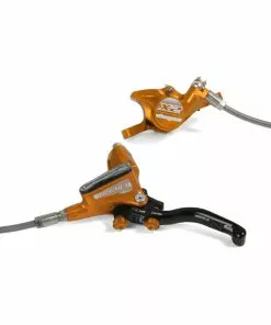 Hope Tech 3 X2 Brake - No Rotor -Outlet Bremser Store Hope Tech 3 X2 Brake No Rotor Disc Brake Callipers Orange 2019 T3X2CBFR
