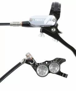 Hope Tech 4 E4 Brake - No Rotor -Outlet Bremser Store Hope Tech 4 E4 Brake No Rotor Disc Brake Callipers Black Silver T4E4SL