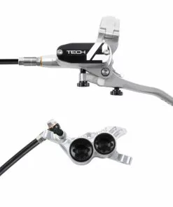 Hope Tech 4 V4 Brake - No Rotor -Outlet Bremser Store Hope Tech 4 V4 Brake No Rotor Disc Brake Callipers Silver Black T4V4ZSNL
