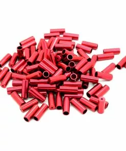 Transfil Trade Pack 5mm Brake Ferrule -Outlet Bremser Store Transfil Trade Pack 5mm Brake Ferrule Brake Cables Spares Red KB61R